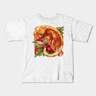 Christmas lizard Kids T-Shirt